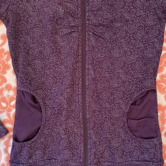 Star patterned zip up - Picture 2 of 2